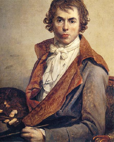 Jacques-Louis  David Self portrait Sweden oil painting art